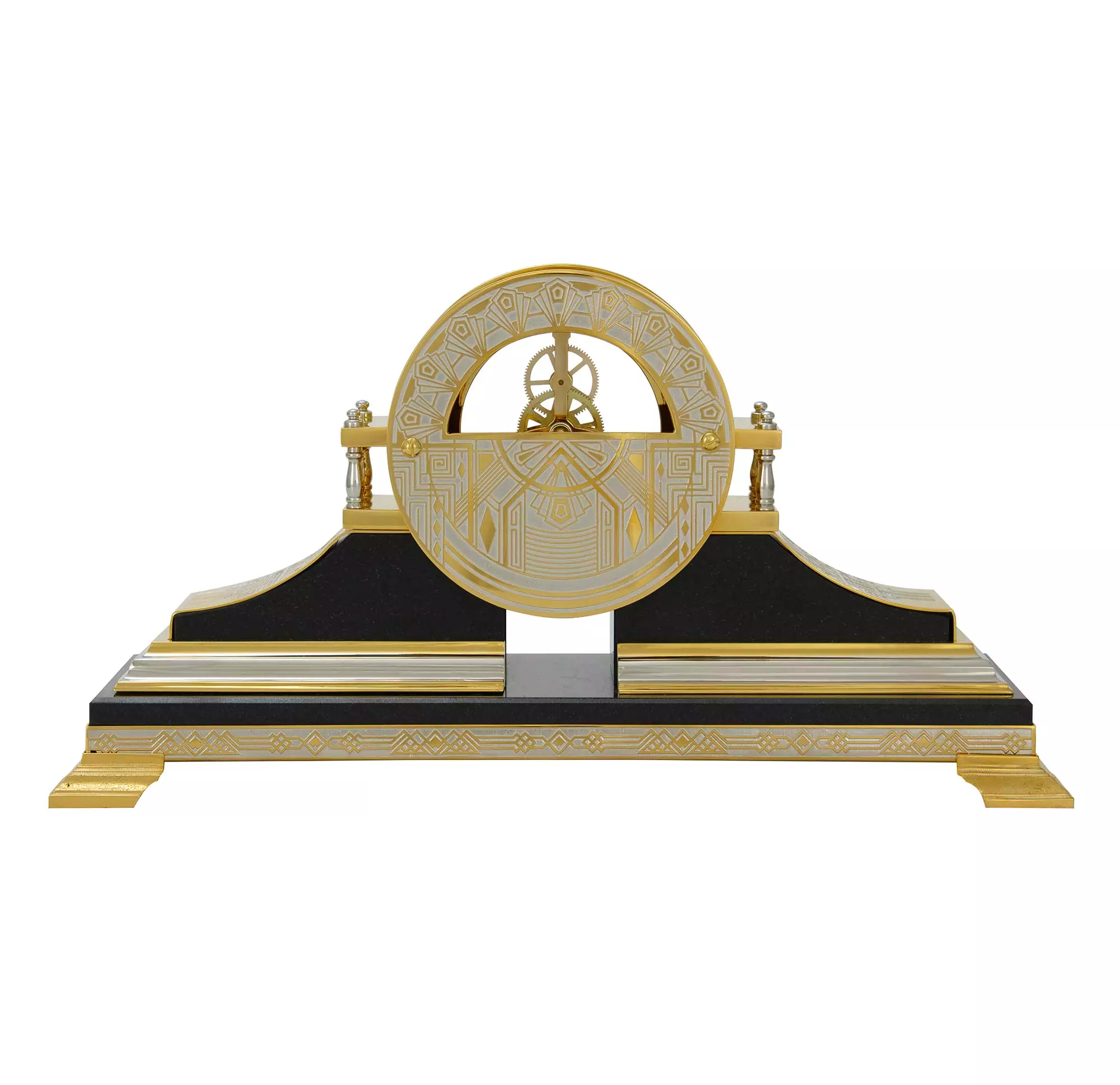 Часы настольные (Скелетон, долерит) 0З-00006544 (2)