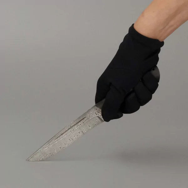 Нож ЦМ Бекас (нержавеющая дамасская сталь, микарта черная) 0З-00007322 (8)