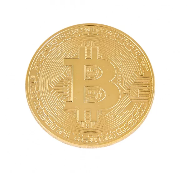 Сувенир монета Золотой биткоин  0З-00000361 (2)