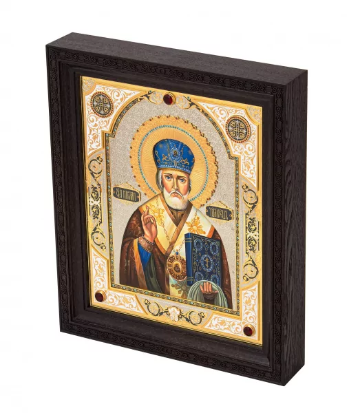 Икона Николай Чудотворец (краски) 0З-00009524