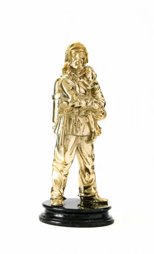Кабинетная скульптура Пожарный